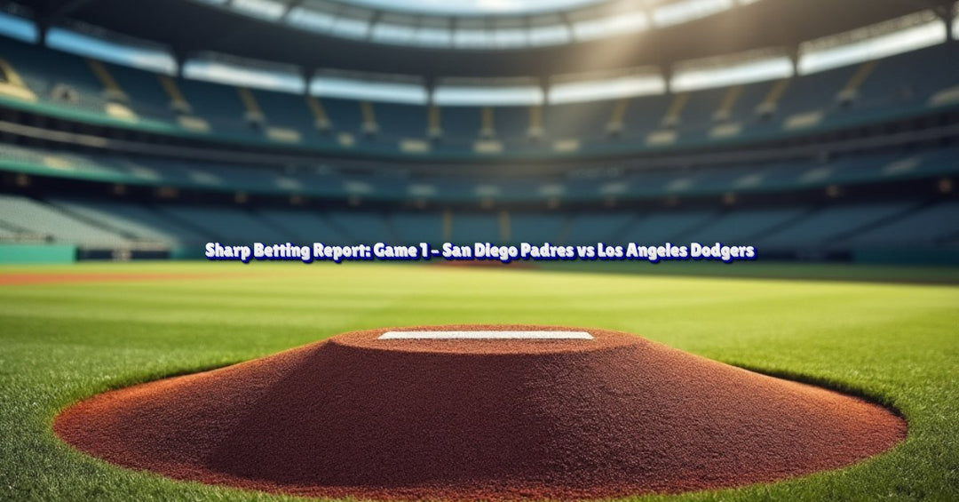 San Diego Padres vs Los Angeles Dodgers Game 1 Sharp Report - PLAYYED